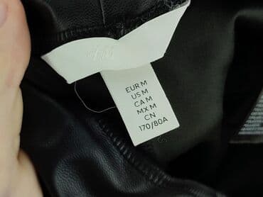 legginsy z imitacją skóry: H&M, Legginsy Ze skóry ekologicznej damskie, rozmiar M — 4
