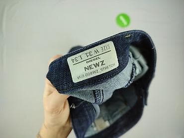 ragged jeans: Diesel, Jeansy damskie, rozmiar L — 4