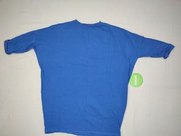 niebieskie sukienki plus size: Women's blouse, size XL (EU 42) — 3