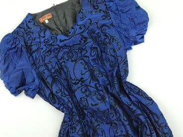 sukienki maxi na wesele niebieska: Sukienka damska, rozmiar 5XL — 1