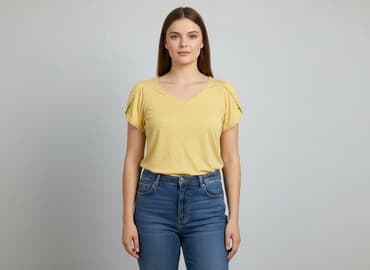 żółte bluzki mohito: Mohito, Women's blouse, size M — 1