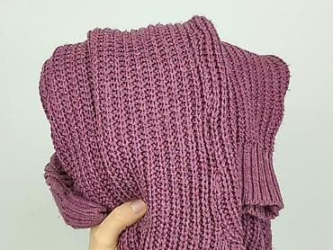 szary plaszcz pull: Sweter damski, rozmiar 4XL — 5