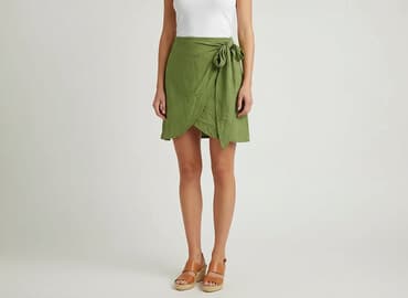 spódnice w kolorze butelkowej zieleni: Spódnica damska, rozmiar XS — 6