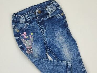 basic tops h m: Spodnie jeansowe, So cute, 6-9 miesięcy, stan - Idealny — 1