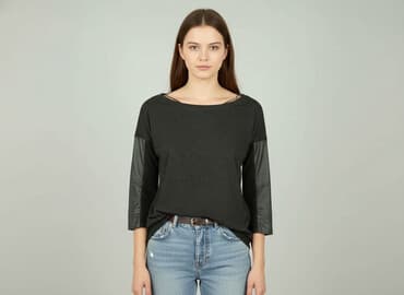 kurtka z imitacji skóry bershka: Bershka, Bluzka damska, rozmiar S — 6