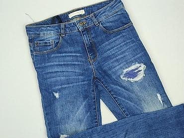 zara jeansy: Spodnie jeansowe, Zara, 12 lat, 152, stan - Idealny — 1