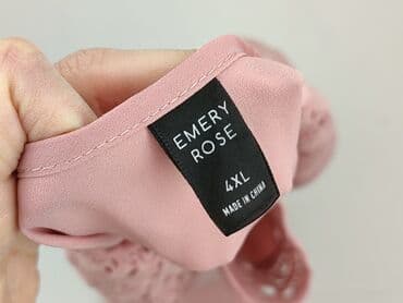 koszulka termoaktywna biala: Emery Rose, Bluzka damska, 4XL — 4