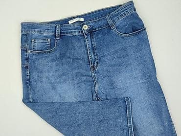 dżinsy straight regular: Spodnie 3/4 damskie, rozmiar 3XL — 1