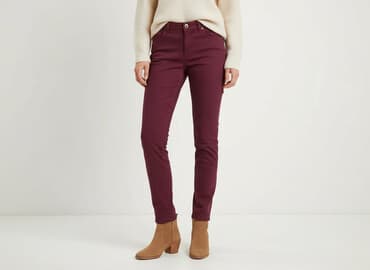 spodnie dwukolorowe bershka: Bershka, Spodnie materiałowe damskie, rozmiar S — 6