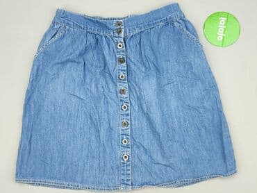 spódniczka alex biało niebieska: Vila, Spódnica damska, rozmiar L — 2