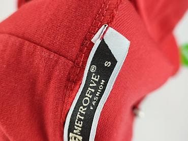 czerwony sweter h: Bluza z kapturem damska, rozmiar S — 5