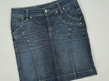 skórzane spódniczki mini: Denim, Spódnica damska, rozmiar M — 1