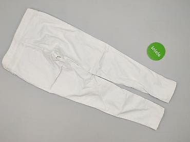 off white spodnie: Zara, Spodnie materiałowe damskie, rozmiar XS — 3