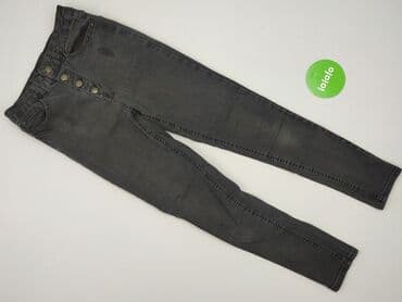 legginsy z wysokim stanem modelujące: Jeansy damskie, S — 2