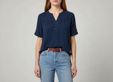 granatowa bluza: Bluzka damska, rozmiar S — 6