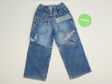 spodnie z ćwiekami: Jeans, Next, 3-4 years, 104, condition - Very good — 3