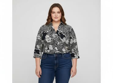 bluzki z baskinką duże rozmiary: Dorothy Perkins, Bluzka damska, rozmiar 4XL — 6