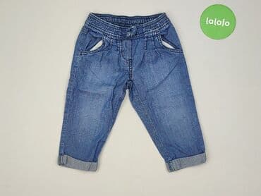 pomaranczowe spodnie dresowe: Jeans, H&M, 2-3 years, 98, condition - Perfect — 2