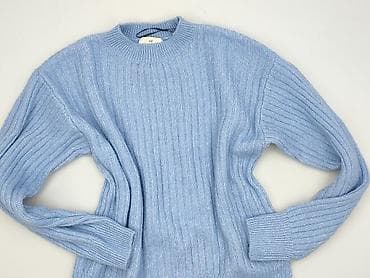 niebieski sweter hm: H&M, Sweter damski, rozmiar XS — 1