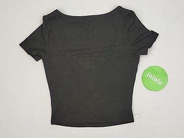 czarne bluzki basic: Top damski, rozmiar L — 2