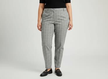 spodnie od pizamy hm: H&M, Spodnie materiałowe damskie, rozmiar 4XL — 6