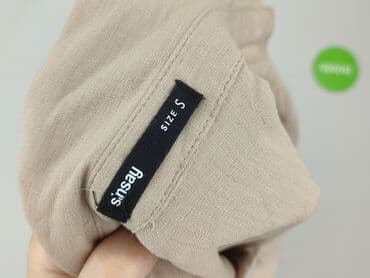 sinsay bluzki z krótkim rękawem: Sinsay, Koszula damska, rozmiar S — 4