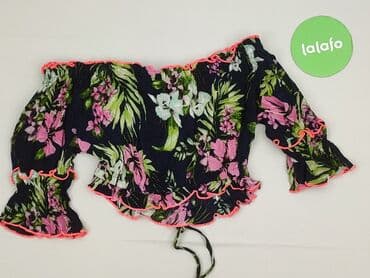 bluzki hiszpanki w kwiaty: Bluzka damska, rozmiar XS — 3