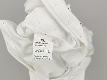 biala koszula 140: T-shirt damski, rozmiar XL — 4