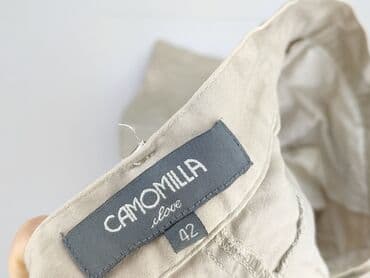 patchworkowe jeansy: Camomilla, Spodnie materiałowe damskie, XL — 4