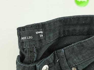jeans wide: Jeansy damskie, rozmiar S — 4
