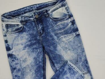 jeansy plus size wysoki stan: FB Sister, Jeansy damskie, M — 1