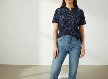 koszulka w groszki: T-shirt damski, rozmiar S — 1