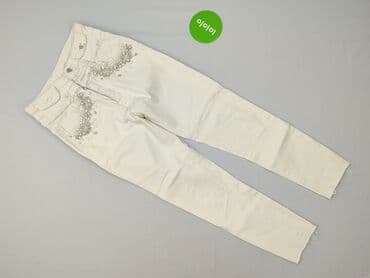 jeansy z piórami: Jeansy damskie, rozmiar S — 2