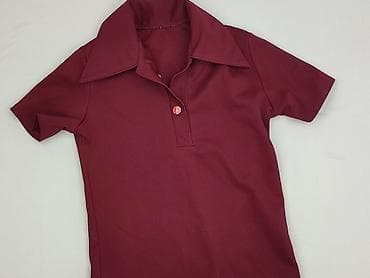 ccc bordowe botki: Damska koszulka polo, rozmiar S — 1