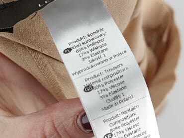 Women's Pants: Lenitif, Material trousers for women, size L — 5