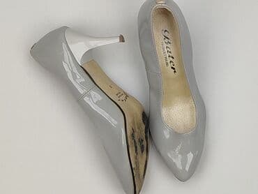 biale buty z kokardą: Półbuty damskie, rozmiar 37 — 1