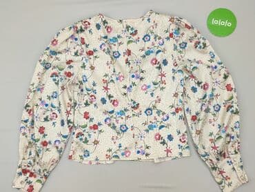 białe bluzki ze zlotym nadrukiem: Glamorous, Bluzka damska, rozmiar M — 3