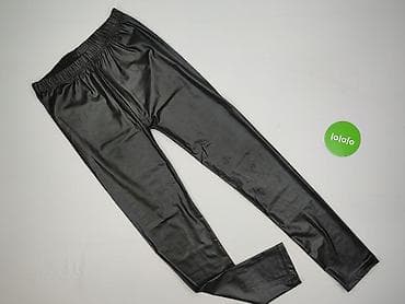 jeans wide: Legginsy Ze skóry ekologicznej damskie, rozmiar L — 2
