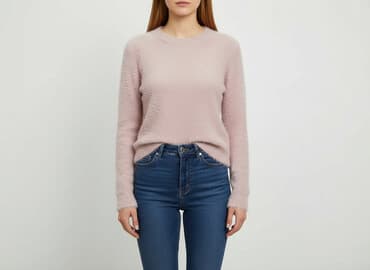 sweter w chmurki reserved: Sweter damski, rozmiar M — 6