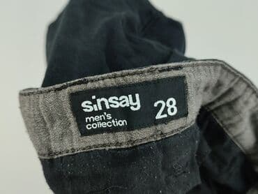 sinsay spodnie czarne z wysokim stanem: Sinsay, Chinos for men — 4