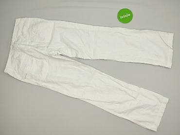 lniany: H&M, Spodnie materiałowe damskie, rozmiar S — 3