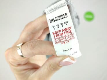 srebrne sukienki na imprezę: Missguided, Sukienka damska, rozmiar XS — 6