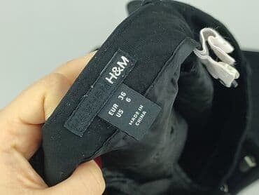 garnitur damski butelkowa zieleń zara: H&M, Spodnie materiałowe damskie, rozmiar S — 6