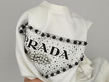 bluzki dalmatynczyk: Prada, T-shirt damski, rozmiar XL — 8