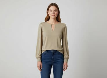 płaskie botki do sukienki: Bluzka damska, rozmiar S — 5