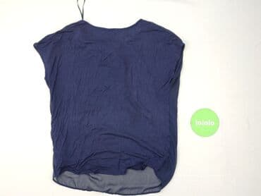 niebieskie sukienki plus size: Bluzka damska, rozmiar M — 3
