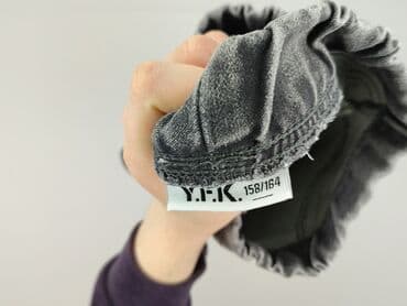 saint laurent ubrania: Spodnie jeansowe, Y.F.K., 14 lat, 158/164, stan - Bardzo dobry — 4