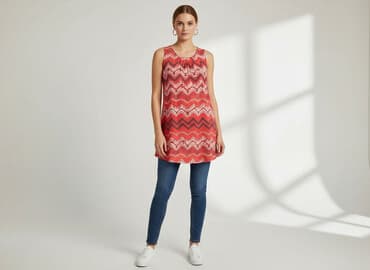 zygzak sukienki: Sukienka damska, rozmiar L — 1