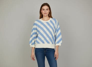 kurtki zimowe damskie c a: Sweter damski, rozmiar One size — 5