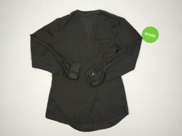 czarne bluzki ze srebrną nitką: Bluzka damska, rozmiar S — 4
